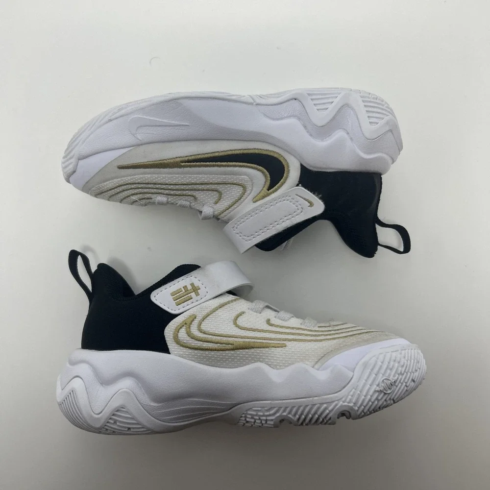 Nike Giannis Immortality‎ 4 Sneakers (PS) Sz 10C White 'Championship' FZ6733-100